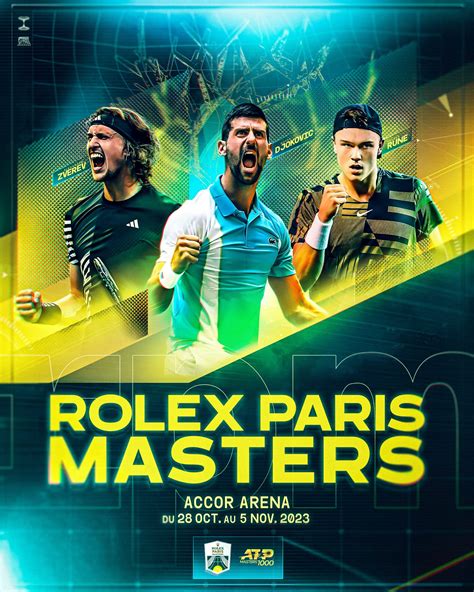 rolex paris masters draws|tennis master paris 2023.